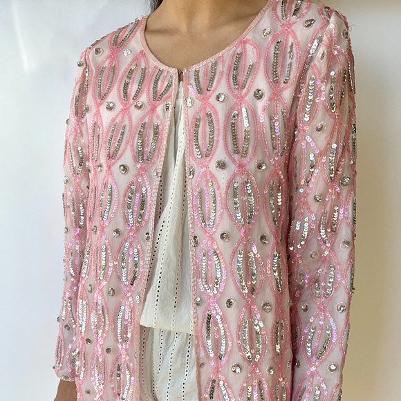 Royal Feelings Jackets & Coats Vintage Royal Feelings Pink Sequin